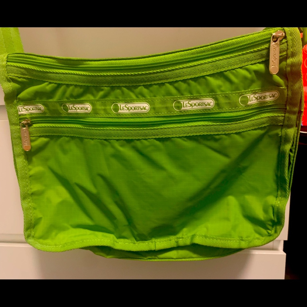 Brand new Lime green Lesportsac bag!  Never used, smoke free home.
